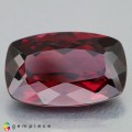 Natural Rhodolite garnet 6.27 Carats Pinkish Red Cushion 14x9 mm Loose Gemstone - Image 1