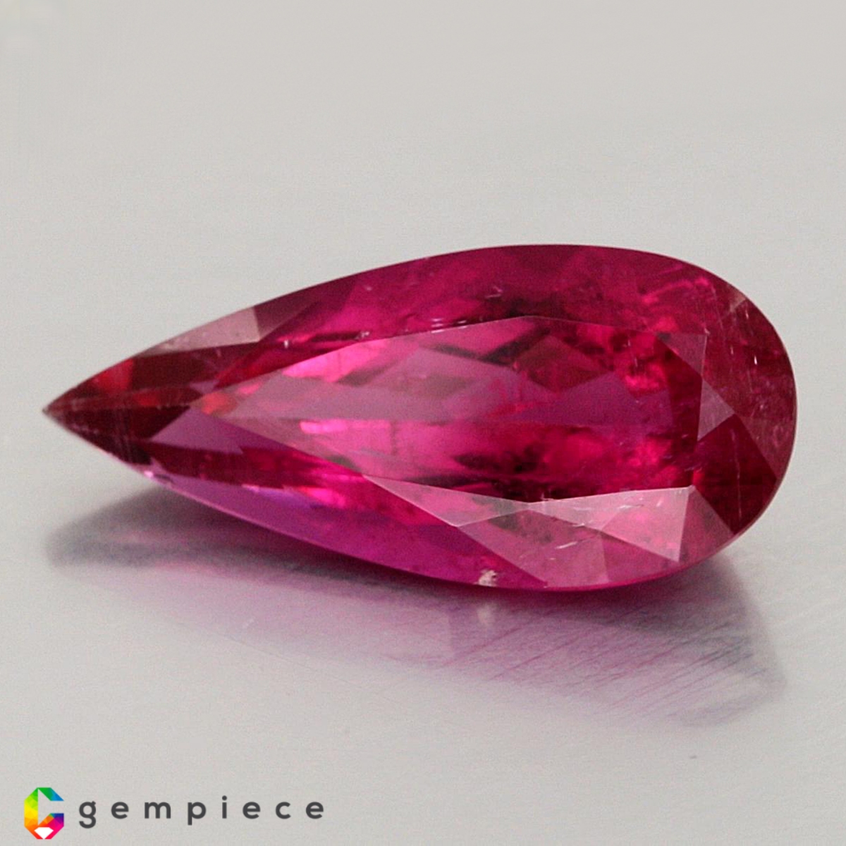 2.33 Carat Pink Color Natural Pear Tourmaline Loose Gemstone 1 Pieces