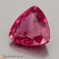 Natural Rubellite 6.26 Carats Neon Purplish Pink Trilliant  13x13 mm Loose Gemstone - Image 1
