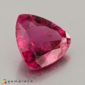 Natural Rubellite 6.26 Carats Neon Purplish Pink Trilliant  13x13 mm Loose Gemstone - Image 5