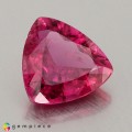 Natural Rubellite 6.26 Carats Neon Purplish Pink Trilliant  13x13 mm Loose Gemstone - Image 6