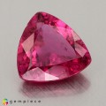 Natural Rubellite 6.26 Carats Neon Purplish Pink Trilliant  13x13 mm Loose Gemstone - Image 7