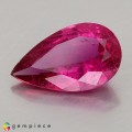 Natural Rubellite  6.53 Carats Neon Purplish Pink Pear 18x11 mm Loose Gemstone - Image 1