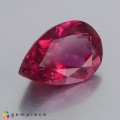 Natural Rubellite 4.87 Carats Vivid Purplish Pink Pear 14x9 mm Loose Gemstone - Image 1
