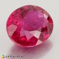 Natural Rubellite 4.38 Carats Purplish Pink Oval 11x9 mm Loose Gemstone - Image 5