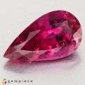 Natural Rubellite 5.56 Carats Vivid Purplish Pink Pear 16x9 mm Loose Gemstone - Image 1
