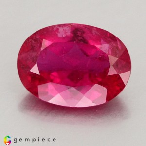 rubellite  3.43cts - 12x9mm