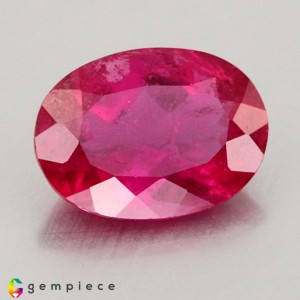 rubellite  3.43cts - 12x9mm