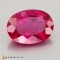 rubellite  3.43cts - 12x9mm