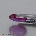 Natural Ruby 1.42 Carats Purplish Red Oval 8x5 mm Loose Gemstone - Image 2
