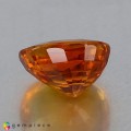 Natural Sapphire 4.38 Carats Orange Yellow  Oval Cushion 10x9 mm Loose Gemstone - Image 5