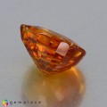 Natural Sapphire 4.38 Carats Orange Yellow  Oval Cushion 10x9 mm Loose Gemstone - Image 2