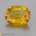 Natural Sapphire 5.83 Carats Vivid Yellow Oval Cushion 12x10 mm Loose Gemstone - Image 3