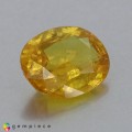 Natural Sapphire 3.87 Carats Yellow Oval 11x9 mm Loose Gemstone - Image 3
