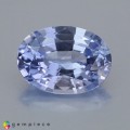 Natural Sapphire 2.40 Carats Light Blue Oval 9x7 mm Loose Gemstone - Image 1