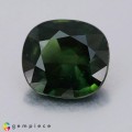 Natural Sapphire 2.45 Carats Green Antique Cushion 8x8 mm Loose Gemstone - Image 2