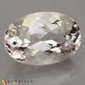 Natural Scapolite 4.75 Carats White Oval 13x9 mm Loose Gemstone - Image 2