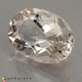 Natural Scapolite 4.75 Carats White Oval 13x9 mm Loose Gemstone - Image 3