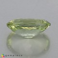 Natural Sillimanite 9.43 Carats Light Green Yellow Oval 16x12 mm Loose Gemstone - Image 2