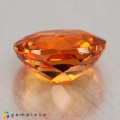 Natural Spessartite garnet 1.54 Carats Fanta Orange Oval 7x6 mm Loose Gemstone - Image 3