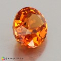 Natural Spessartite garnet 1.54 Carats Fanta Orange Oval 7x6 mm Loose Gemstone - Image 4