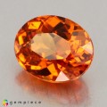 Natural Spessartite garnet 1.54 Carats Fanta Orange Oval 7x6 mm Loose Gemstone - Image 5