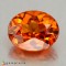 spessartite garnet  1.54cts - 7x6mm