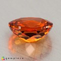 Natural Spessartite garnet 1.55 Carats Fanta Orange Oval 7x6 mm Loose Gemstone - Image 3