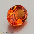 Natural Spessartite garnet 1.55 Carats Fanta Orange Oval 7x6 mm Loose Gemstone - Image 4