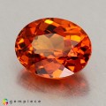 Natural Spessartite garnet 1.55 Carats Fanta Orange Oval 7x6 mm Loose Gemstone - Image 5