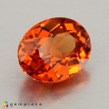Natural Spessartite garnet 1.55 Carats Fanta Orange Oval 7x6 mm Loose Gemstone - Image 6