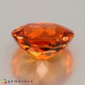 Natural Spessartite garnet 1.63 Carats Mandarin Orange Oval 7x6 mm Loose Gemstone - Image 3