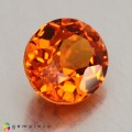 Natural Spessartite garnet 1.63 Carats Mandarin Orange Oval 7x6 mm Loose Gemstone - Image 4
