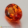 Natural Spessartite garnet 2.27 Carats Mandarin Orange Oval 9x6 mm Loose Gemstone - Image 3
