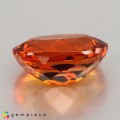 Natural Spessartite garnet 2.27 Carats Mandarin Orange Oval 9x6 mm Loose Gemstone - Image 4