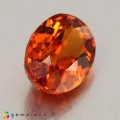 Natural Spessartite garnet 2.27 Carats Mandarin Orange Oval 9x6 mm Loose Gemstone - Image 5