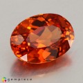 Natural Spessartite garnet 2.27 Carats Mandarin Orange Oval 9x6 mm Loose Gemstone - Image 6
