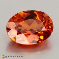 Natural Spessartite garnet 2.27 Carats Mandarin Orange Oval 9x6 mm Loose Gemstone - Image 7