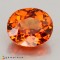 spessartite garnet  2.69cts - 8x7mm