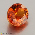 Natural Spessartite garnet 2.43 Carats Mandarin Orange Oval 8x7 mm Loose Gemstone - Image 4