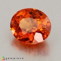 Natural Spessartite garnet 2.31 Carats Mandarin Orange Oval 8x7 mm Loose Gemstone - Image 2