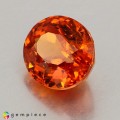 Natural Spessartite garnet 2.31 Carats Mandarin Orange Oval 8x7 mm Loose Gemstone - Image 3