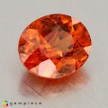 Natural Spessartite garnet 2.31 Carats Mandarin Orange Oval 8x7 mm Loose Gemstone - Image 6