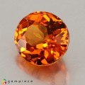 Natural Spessartite garnet 2.04 Carats Mandarin Orange Oval 8x7 mm Loose Gemstone - Image 2