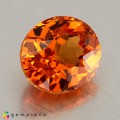 Natural Spessartite garnet 2.04 Carats Mandarin Orange Oval 8x7 mm Loose Gemstone - Image 6