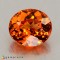 spessartite garnet  2.04cts - 8x7mm