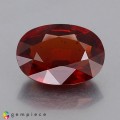 Natural Spessartite garnet 8.97 Carats Orange Red Oval 14x10 mm Loose Gemstone - Image 1