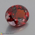 Natural Spessartite garnet 6.24 Carats Coke Red  Oval 12x10 mm Loose Gemstone - Image 4