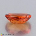 Natural Spessartite garnet 1.86 Carats Fire Orange Oval 9x6 mm Loose Gemstone - Image 5
