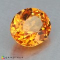 Natural Spessartite garnet 1.15 Carats Fanta Orange Oval 7x6 mm Loose Gemstone - Image 5
